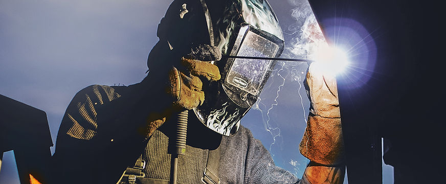 Man Welding